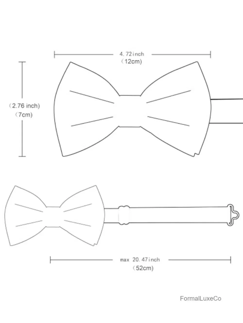 Pre-tied Bow Tie and Pocket Square Lapel Pin Set Men's Accessory Heavyweight
